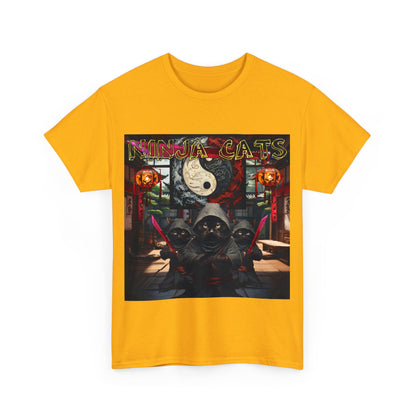 Ninja Cats Unisex Heavy Cotton Tee