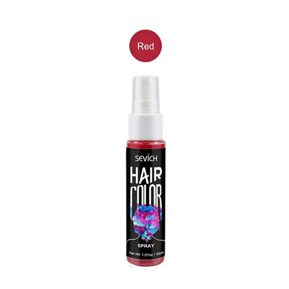 Disposable hair dye spray quick temporary dye