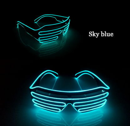 Newest LED Light Up Flashing Rave Shades