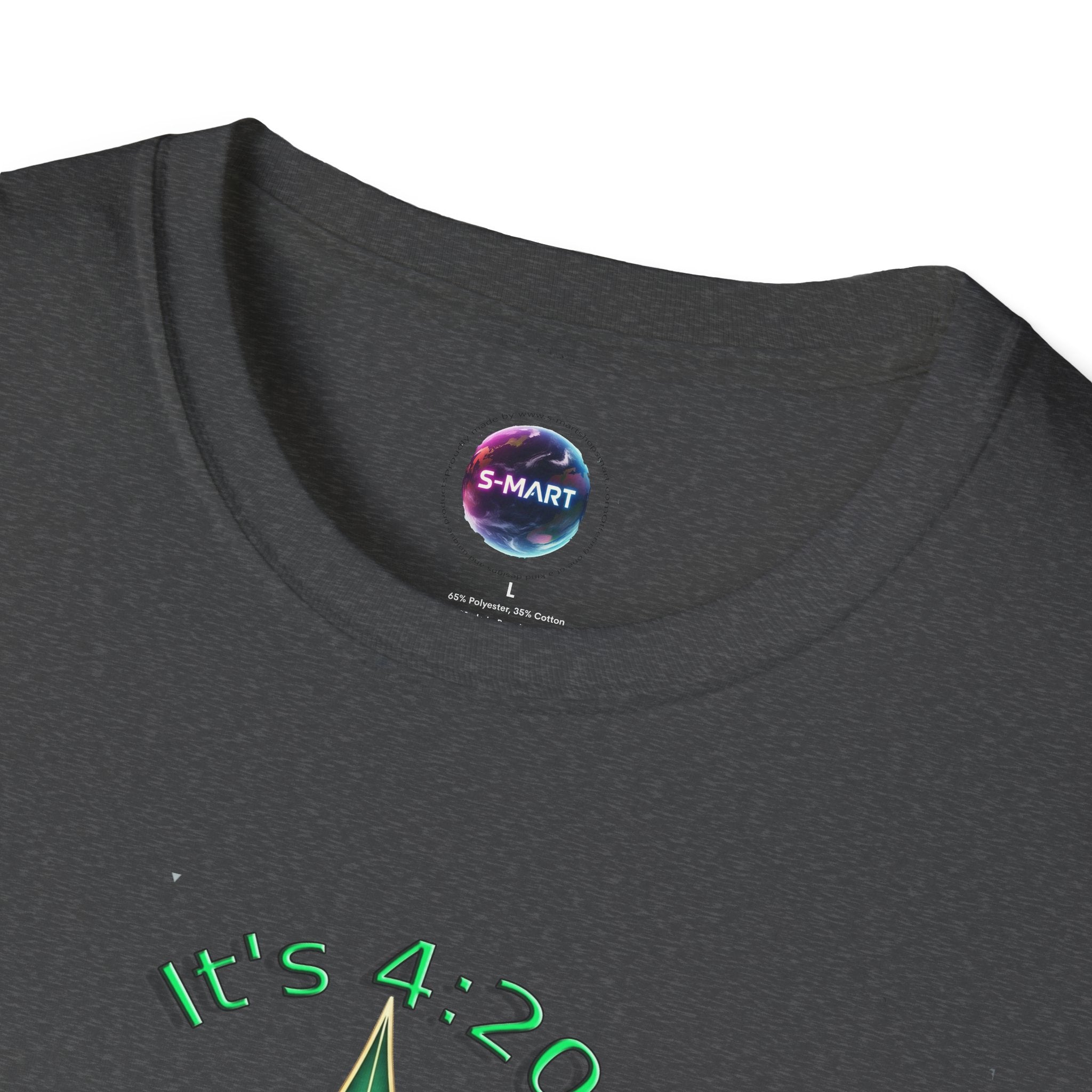 It's 420 Somewhere Vibes Unisex T-Shirt - Perfect for Cannabis Enthusiasts, Gifts, Festivals, Casual Wear, and Celebrations! - S-Mart Shop Smart Treasures