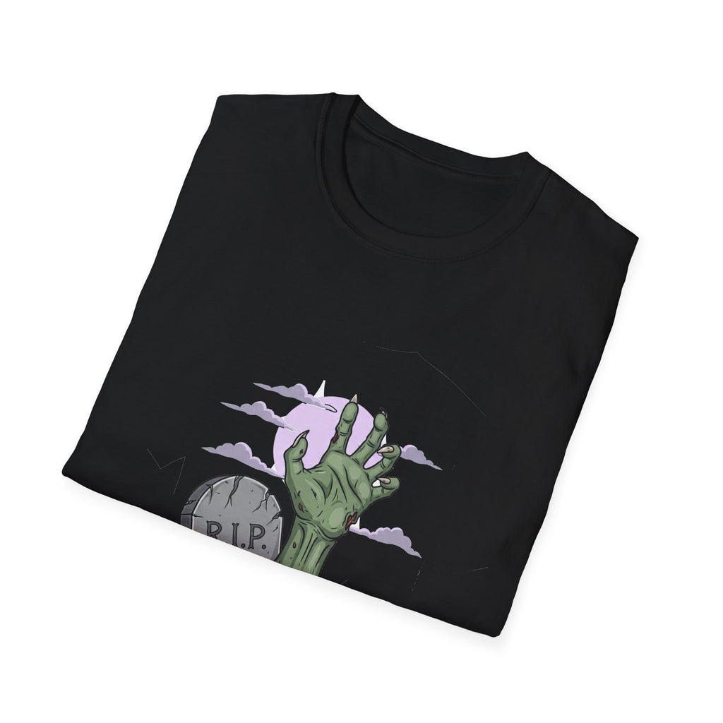 Spooky Graveyard T-Shirt, Halloween Tee, Unisex Graphic Shirt, R.I.P Tee, Funny Halloween Costume, Autumn Fashion