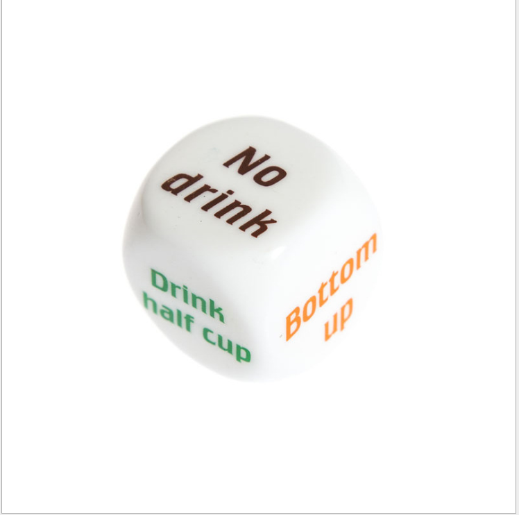 Color printing English wine order dice