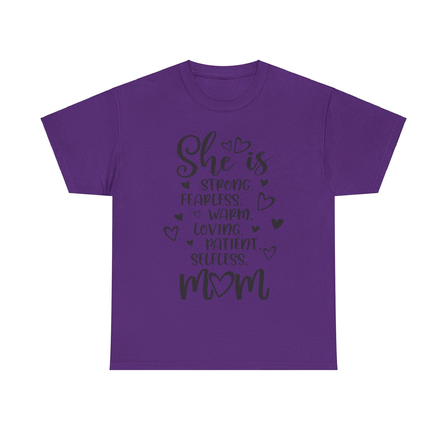 She is mom Unisex Heavy Cotton Tee