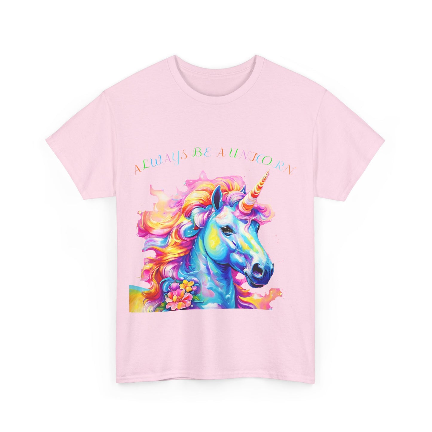 Always Be A Unicorn Unisex Heavy Cotton Tee