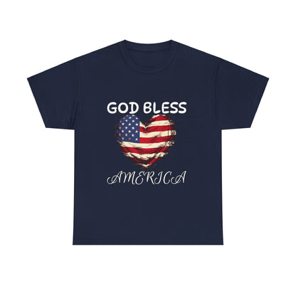 God Bless America Unisex Heavy Cotton Tee