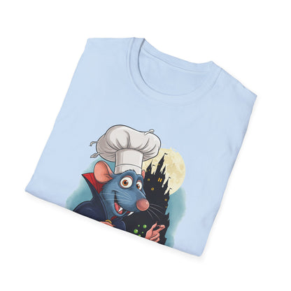 Nosferatoille T-Shirt - Fun Cooking Gift, Unisex Graphic Tee, Nosferatouille Humor, Halloween Apparel, Foodie Tee