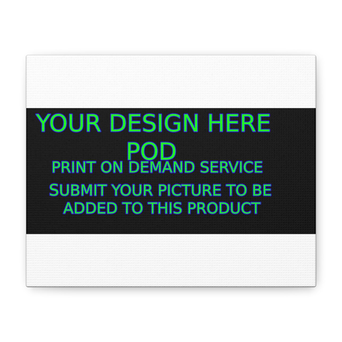 Custom Matte Canvas Print - Create Your Design