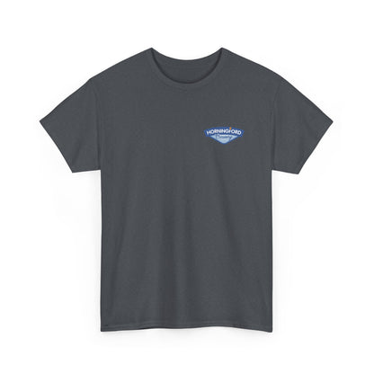 Horningford Creamery Unisex Heavy Cotton Tee - Farm Fresh Design with Cow Graphic