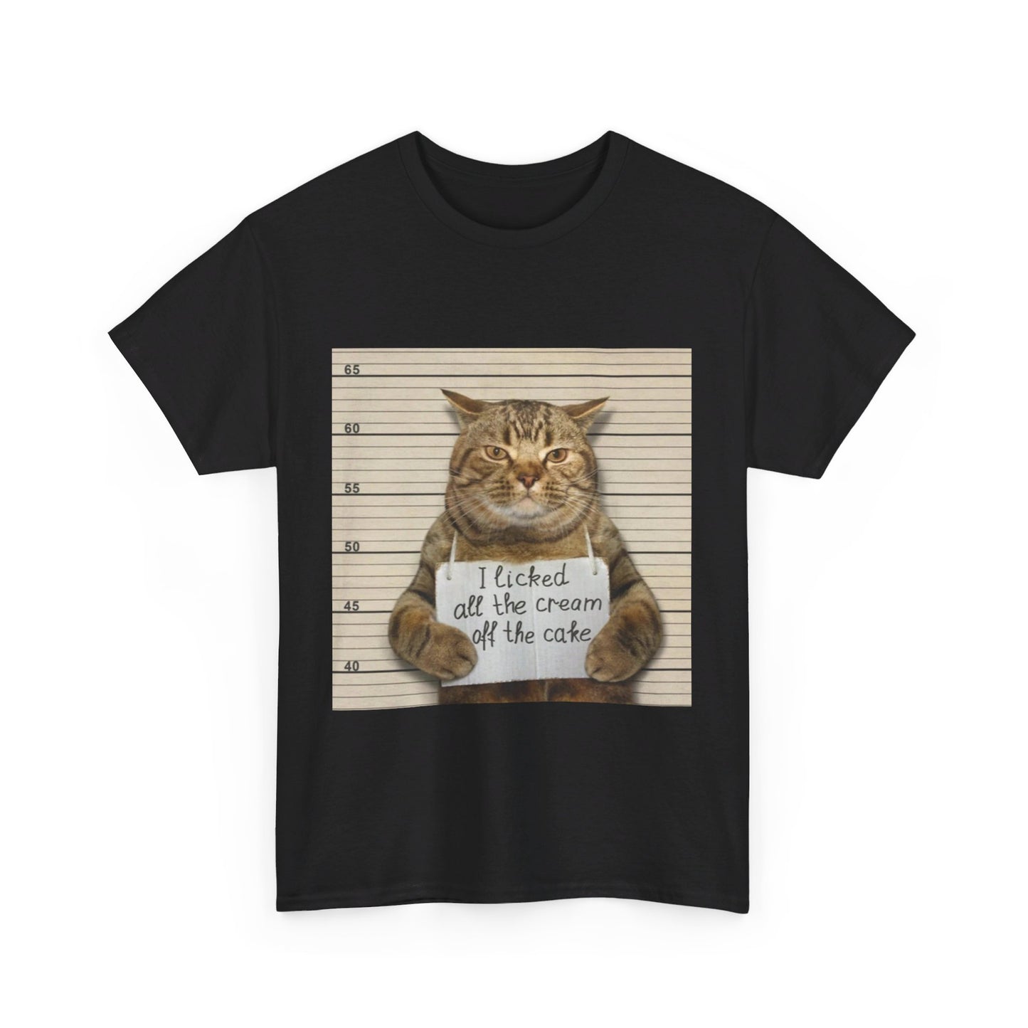 The Cat Did It Unisex Heavy Cotton Tee