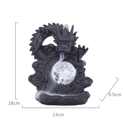 Dragon Playing Beads Sandalwood Aromatherapy Ornaments