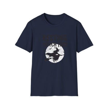 Resting Witch Face Unisex T-Shirt | Funny Halloween Tee, Gift for Witches, Witchy Apparel, Spooky Shirt, October Casual Wear