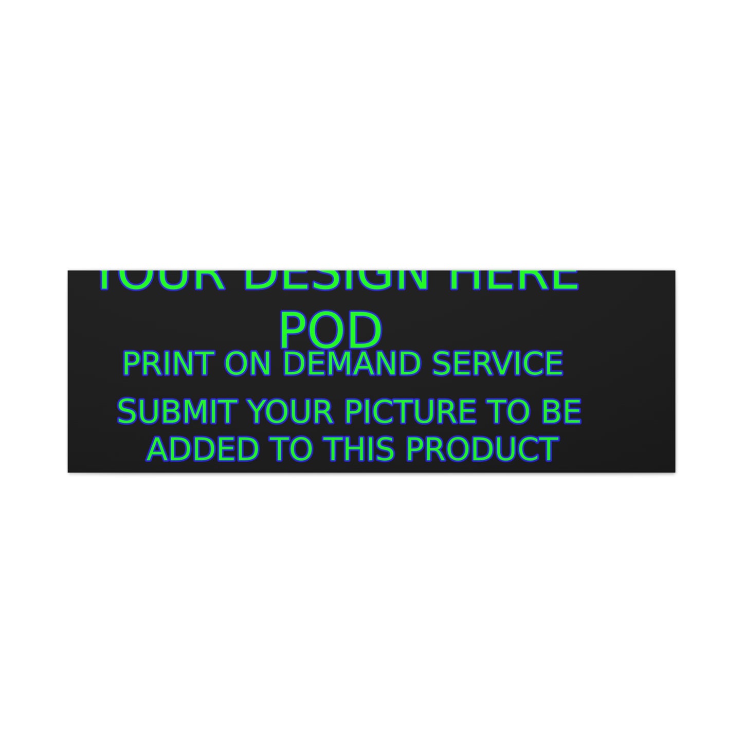 Custom Matte Canvas Print - Create Your Design