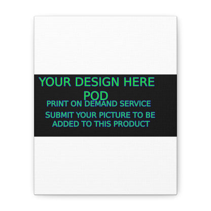 Custom Matte Canvas Print - Create Your Design