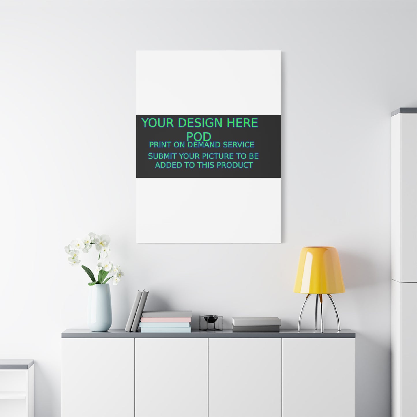 Custom Matte Canvas Print - Create Your Design