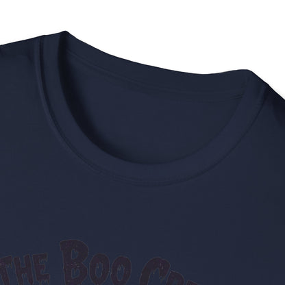 The Boo Crew T-Shirt - Spooky Halloween Tee, Unisex Casual Wear, Perfect for Trick-or-Treat, Halloween Party, Gift for Ghost Lovers