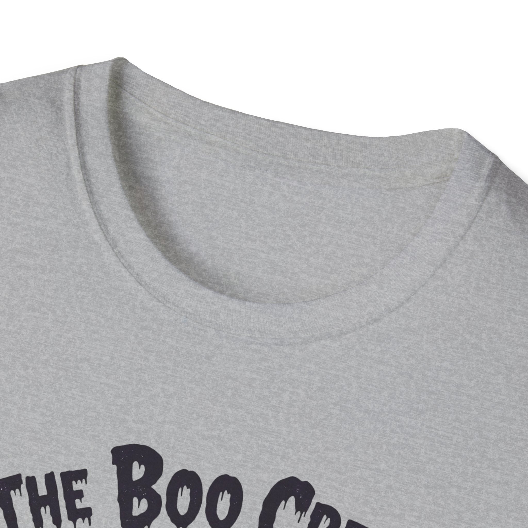 The Boo Crew T-Shirt - Spooky Halloween Tee, Unisex Casual Wear, Perfect for Trick-or-Treat, Halloween Party, Gift for Ghost Lovers