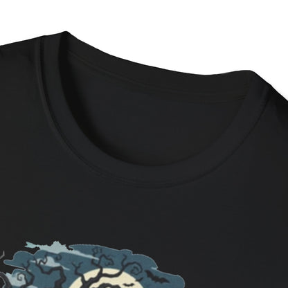 Halloween Graphic T-Shirt, Spooky Tee, Unisex Casual Wear, Fall Apparel, Ghost Pumpkin Shirt, Halloween Costume Top