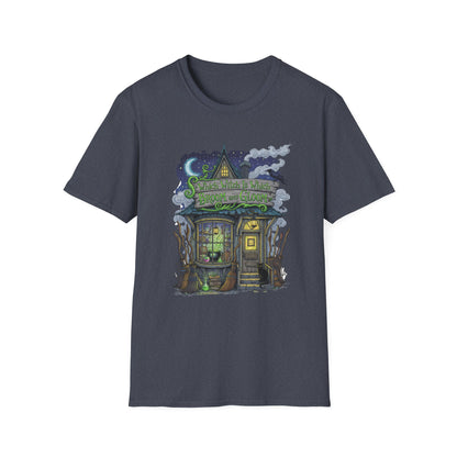 Halloween Which Witch Is Which Broom and Gloom Unisex T-Shirt, Spooky Shirt, Graphic Tee, Fall Apparel, Halloween Gift, Cozy Casual Wear