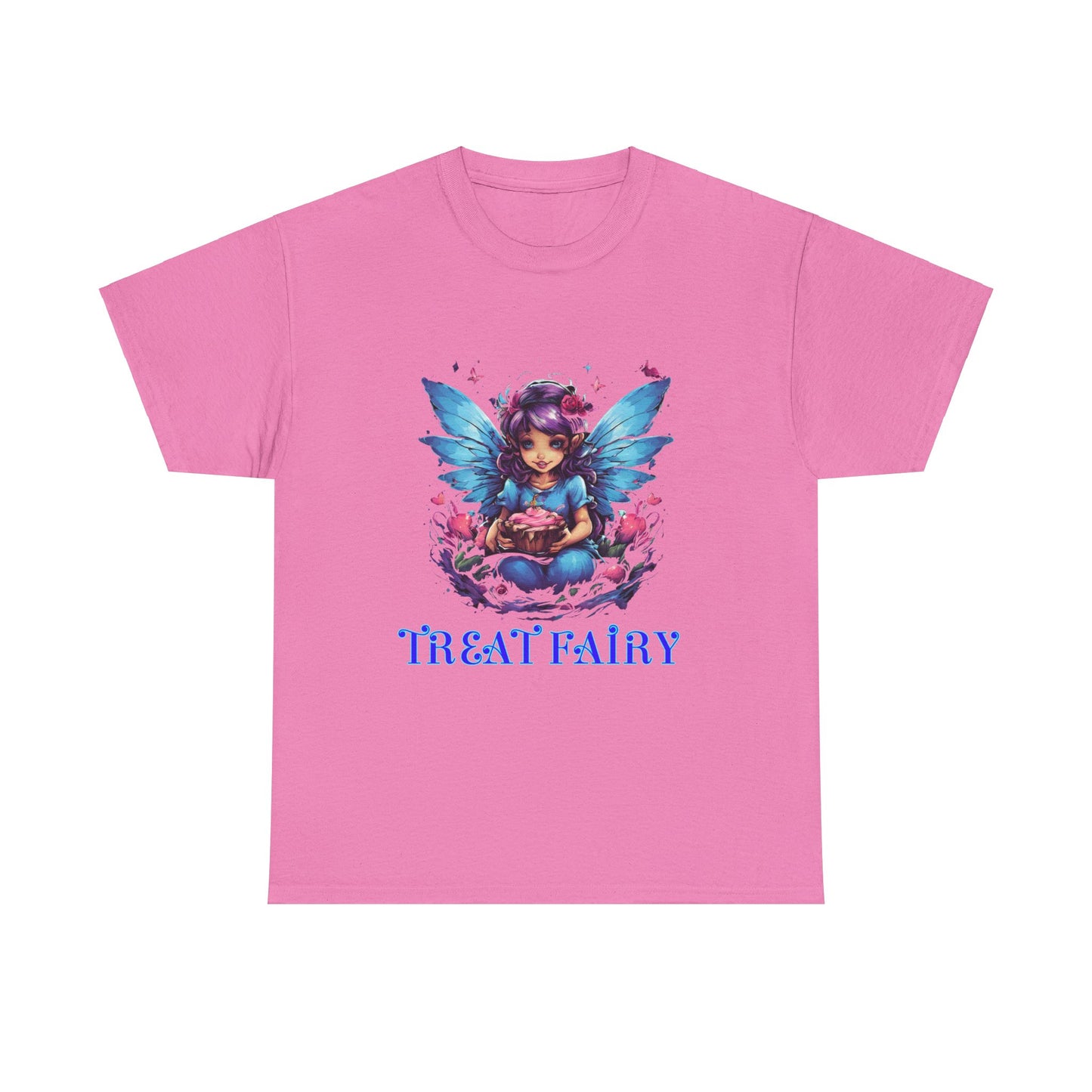 Enchanted Treat  Fairy Unisex Heavy Cotton Tee - Perfect for Magical Gatherings and Everyday Wear