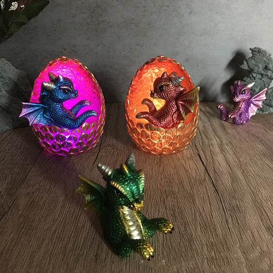 Illuminated Dragon Egg Ornaments Imitation Crystal Ornaments