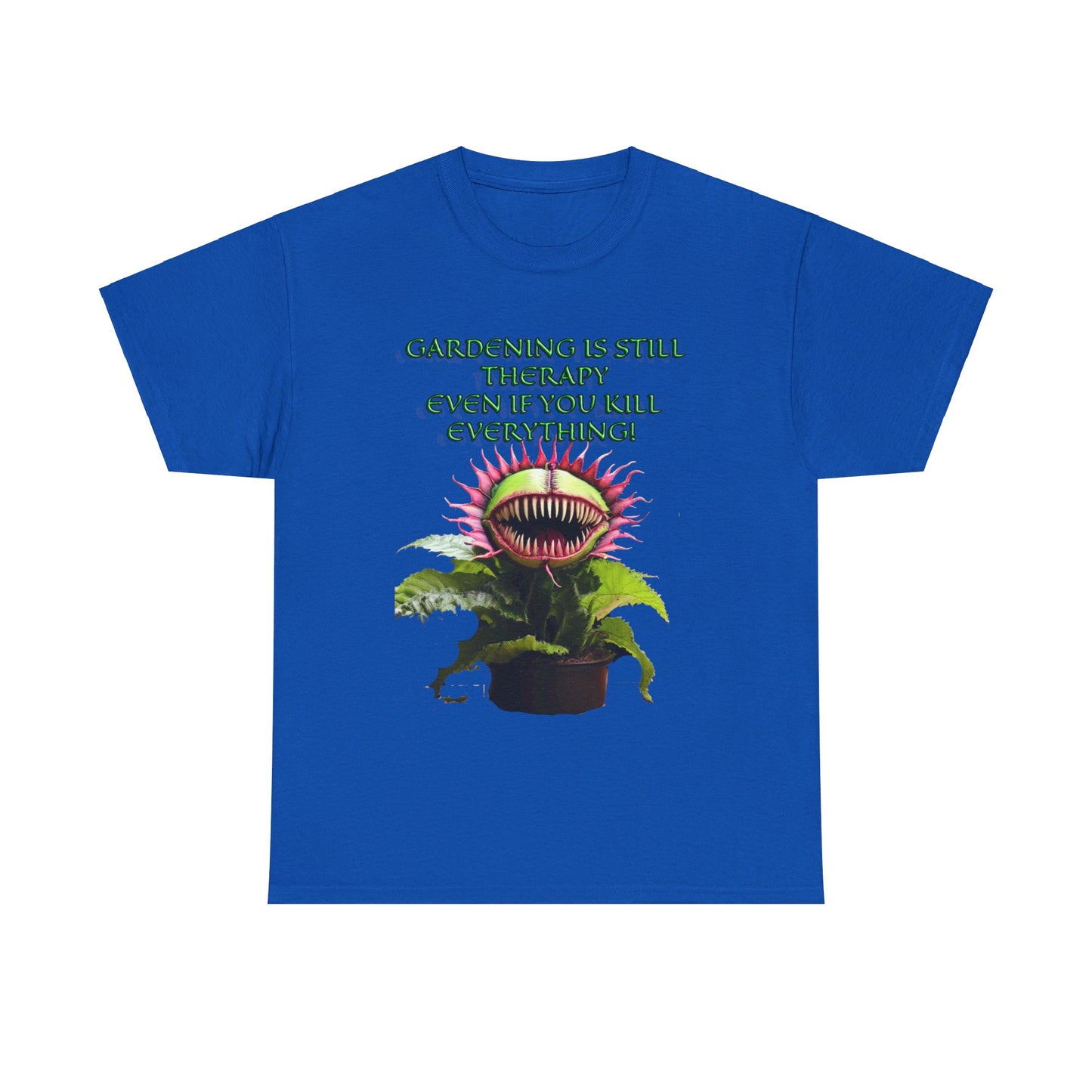 Gardening Is Therapy Unisex Heavy Cotton Tee