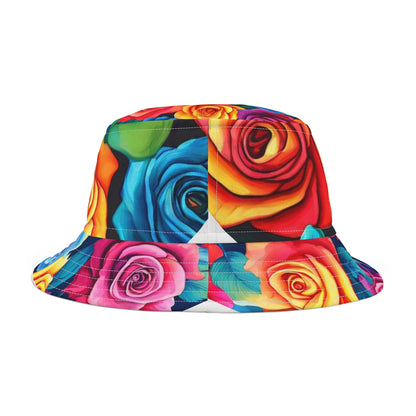 Rainbow Roses Bucket Hat (AOP)