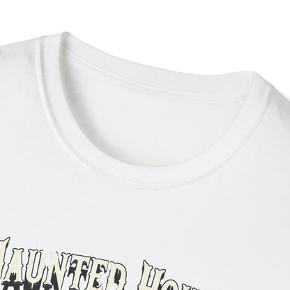 Haunted House Enthusiast  Unisex Softstyle T-Shirt | Spooky Vibes, Halloween Costume, Gift for Ghost Lovers, Autumn Wardrobe Essential