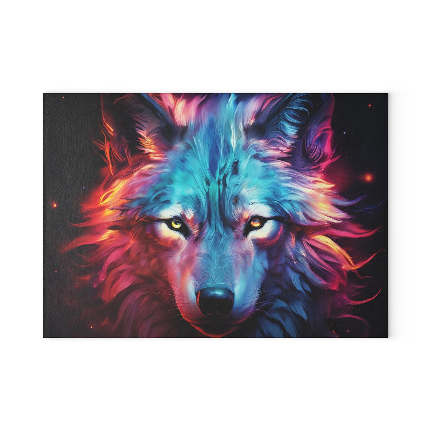 Wolf Aurora Glass Cutting Board