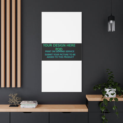 Custom Matte Canvas Print - Create Your Design