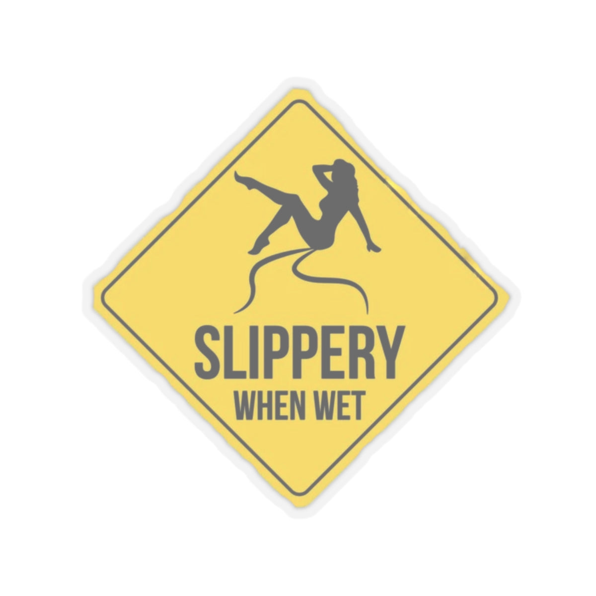 Slippery Kiss-Cut Stickers