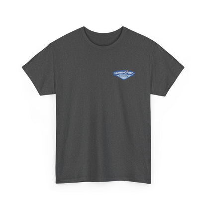 Horningford Creamery Unisex Heavy Cotton Tee - Farm Fresh Design with Cow Graphic