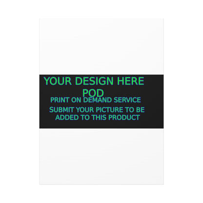 Custom Matte Canvas Print - Create Your Design