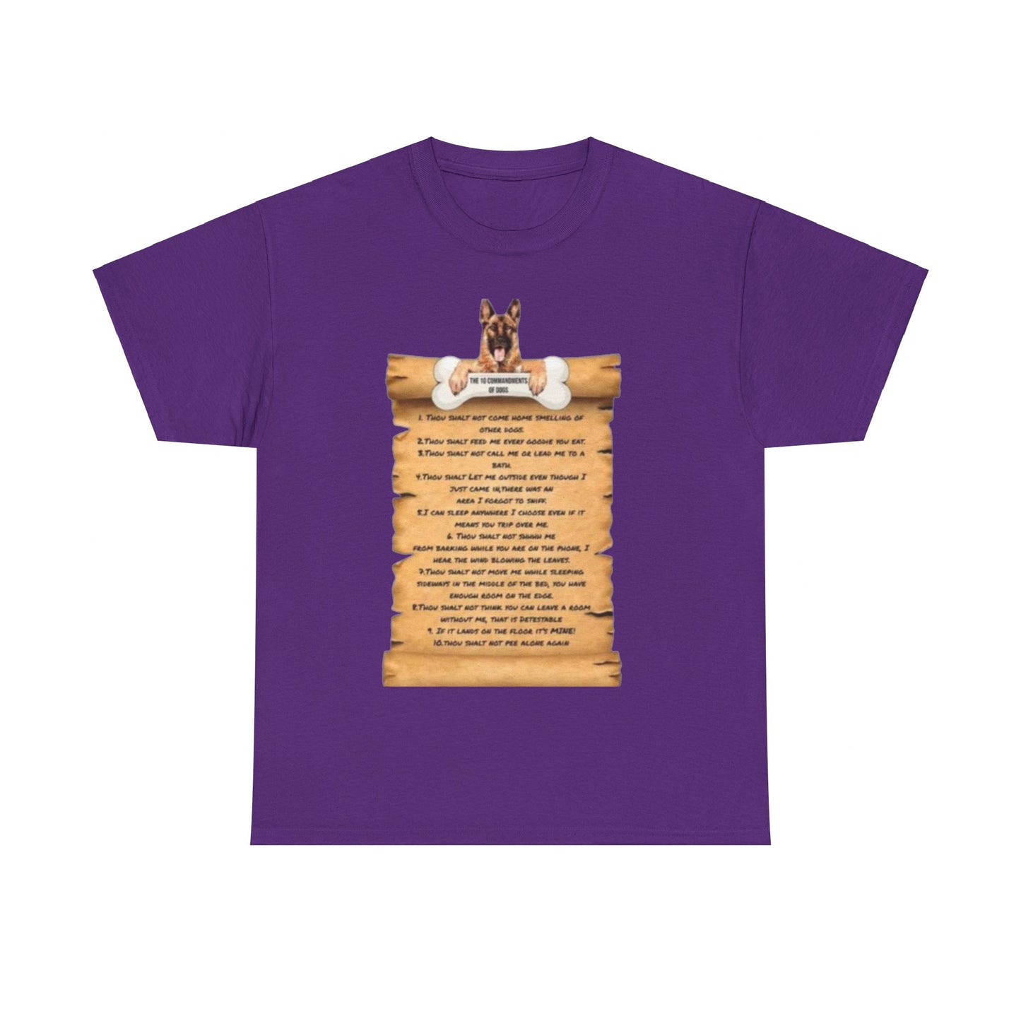 10 commandments Of A Cat Unisex Heavy Cotton Tee