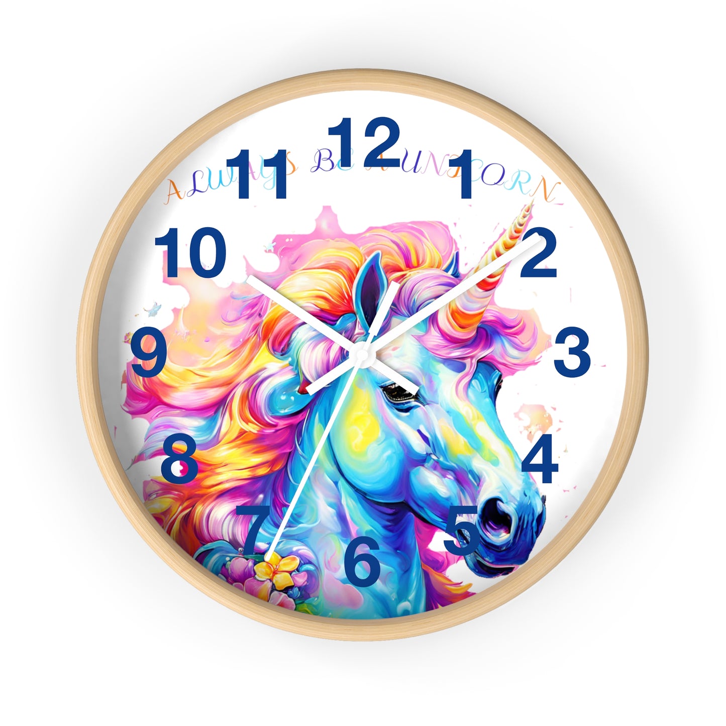 Always Be A Unicorn Wall Clock