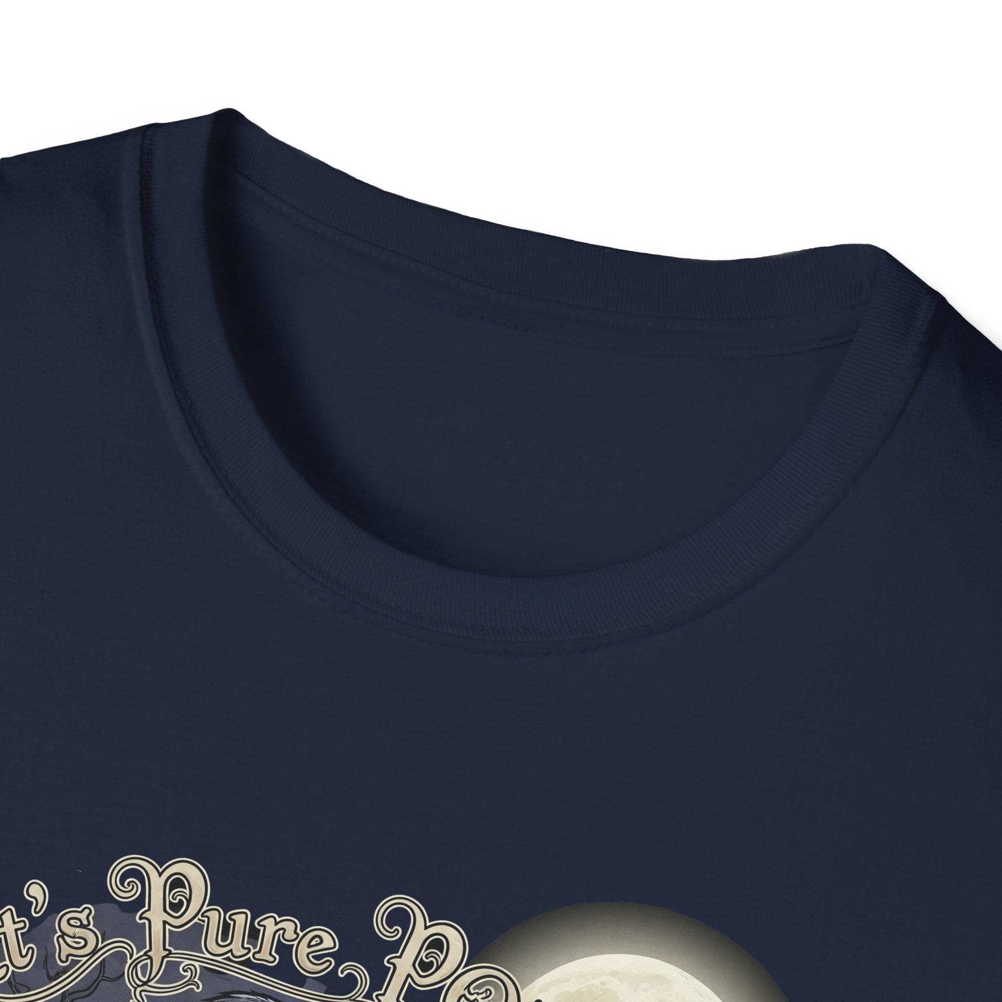 Gothic Its Pure POEtry  Graphic T-Shirt, Unisex Softstyle Tee for Halloween, Horror Fans, Casual Wear, Gift for Occasions