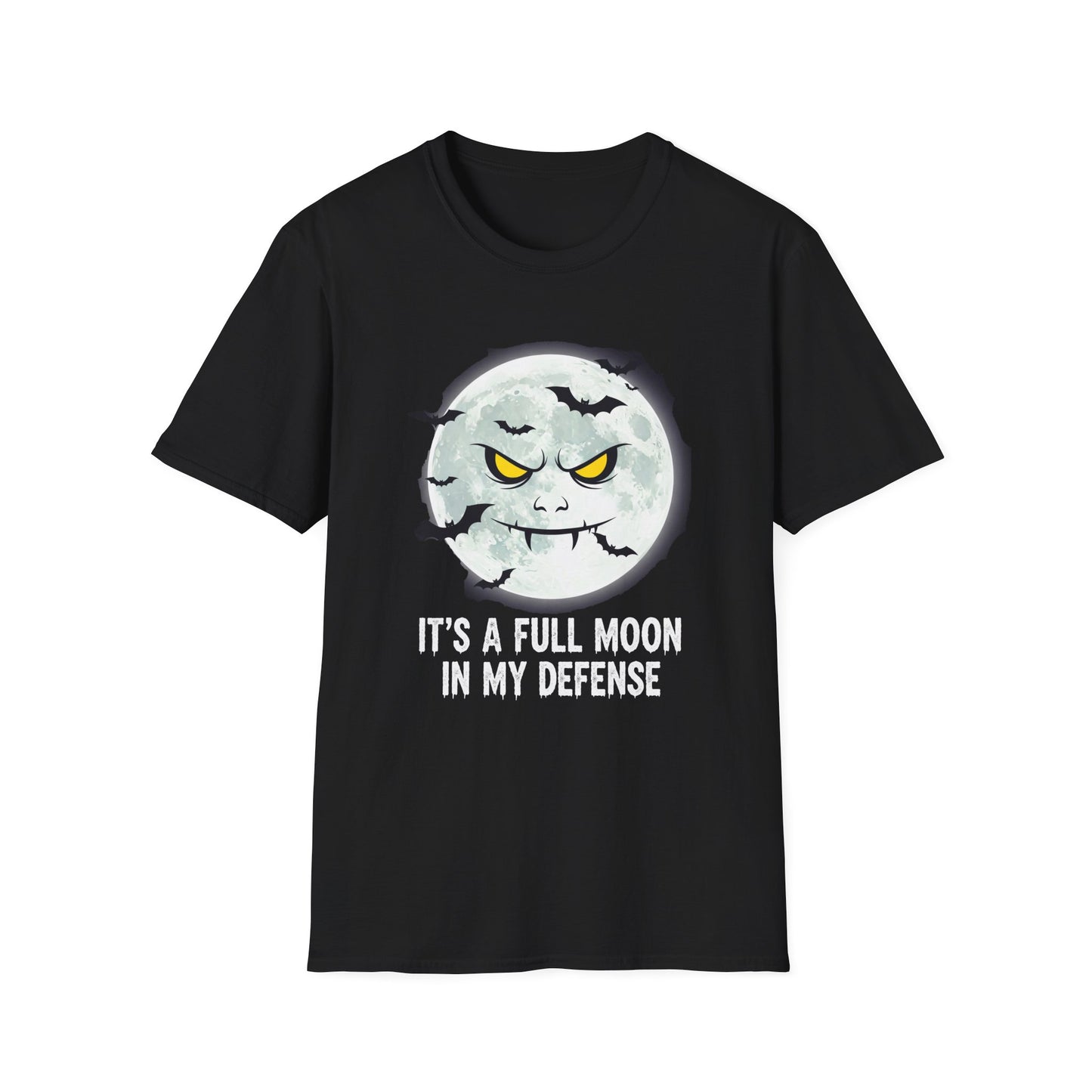 Spooky Moon Unisex T-Shirt - Halloween Shirt, Graphic Tee, Fall Fashion, Witchy Top, Ghostly Apparel