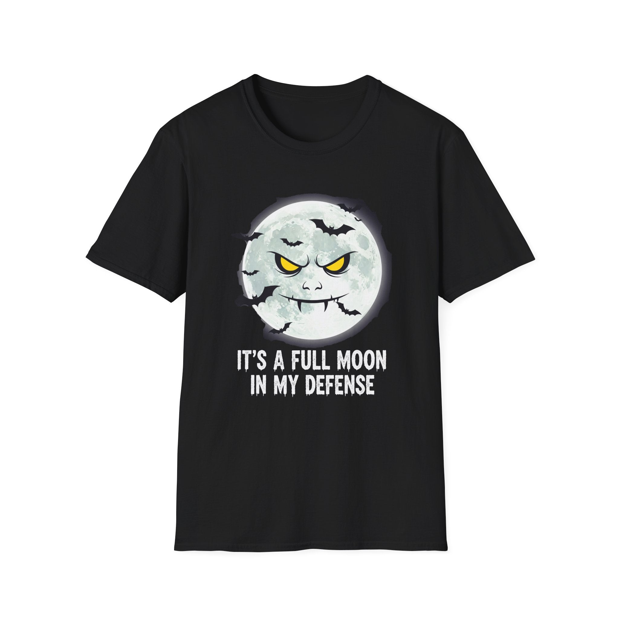 Spooky Moon Unisex T-Shirt - Halloween Shirt, Graphic Tee, Fall Fashion, Witchy Top, Ghostly Apparel