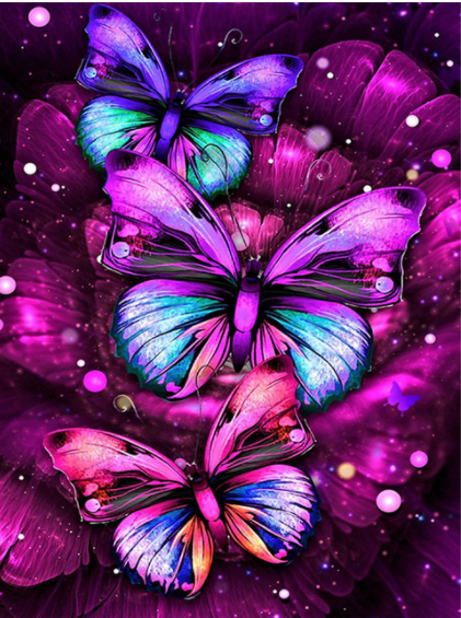 Butterfly Theme Diamond Painting Kit