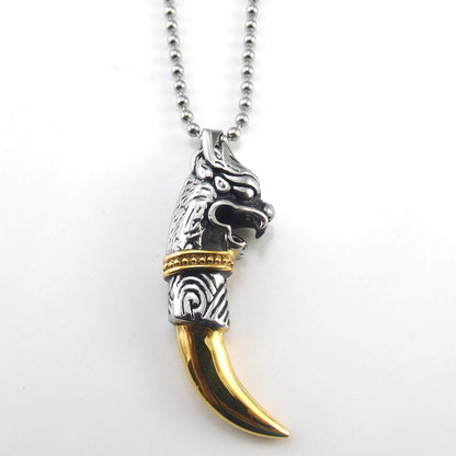 Dragon tooth pendant