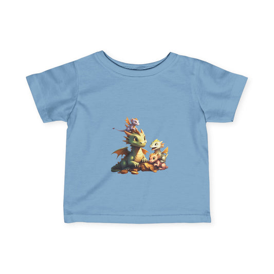 Whimsical Dragon Infant T-Shirt | Cute Baby Tee for Adventurous Kids