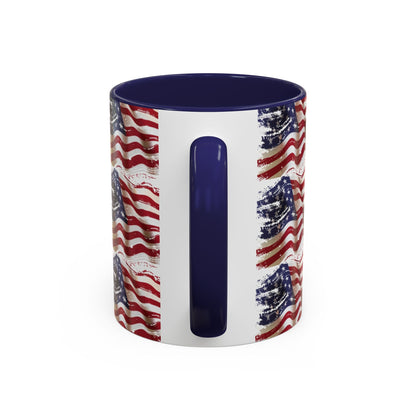 Juniata Terrace Fire 2025 Patriotic Firefighter Accent Coffee Mug - 11oz & 15oz