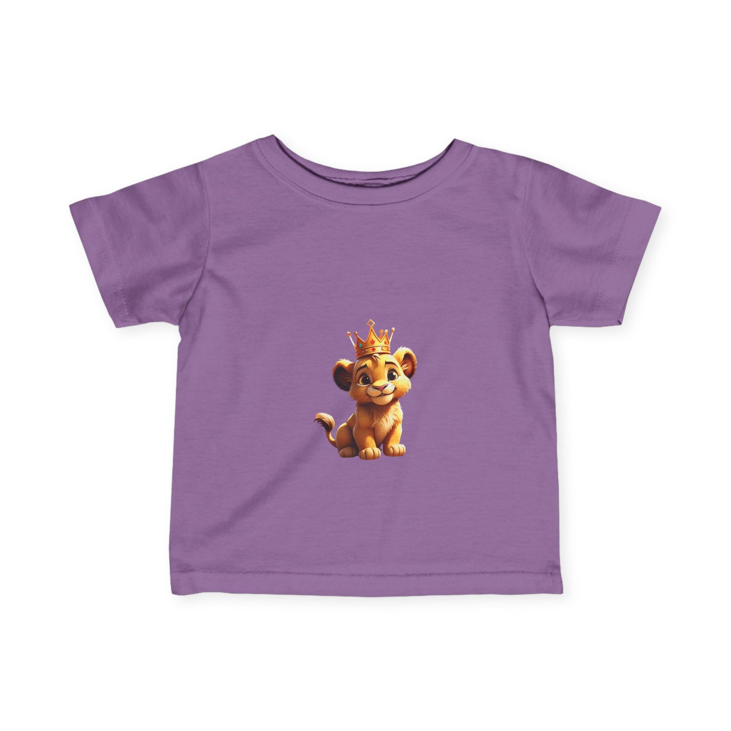 King Lion Infant Tee - Cute Baby Shirt for New Parents, Ideal Gift for Birthdays & Celebrations