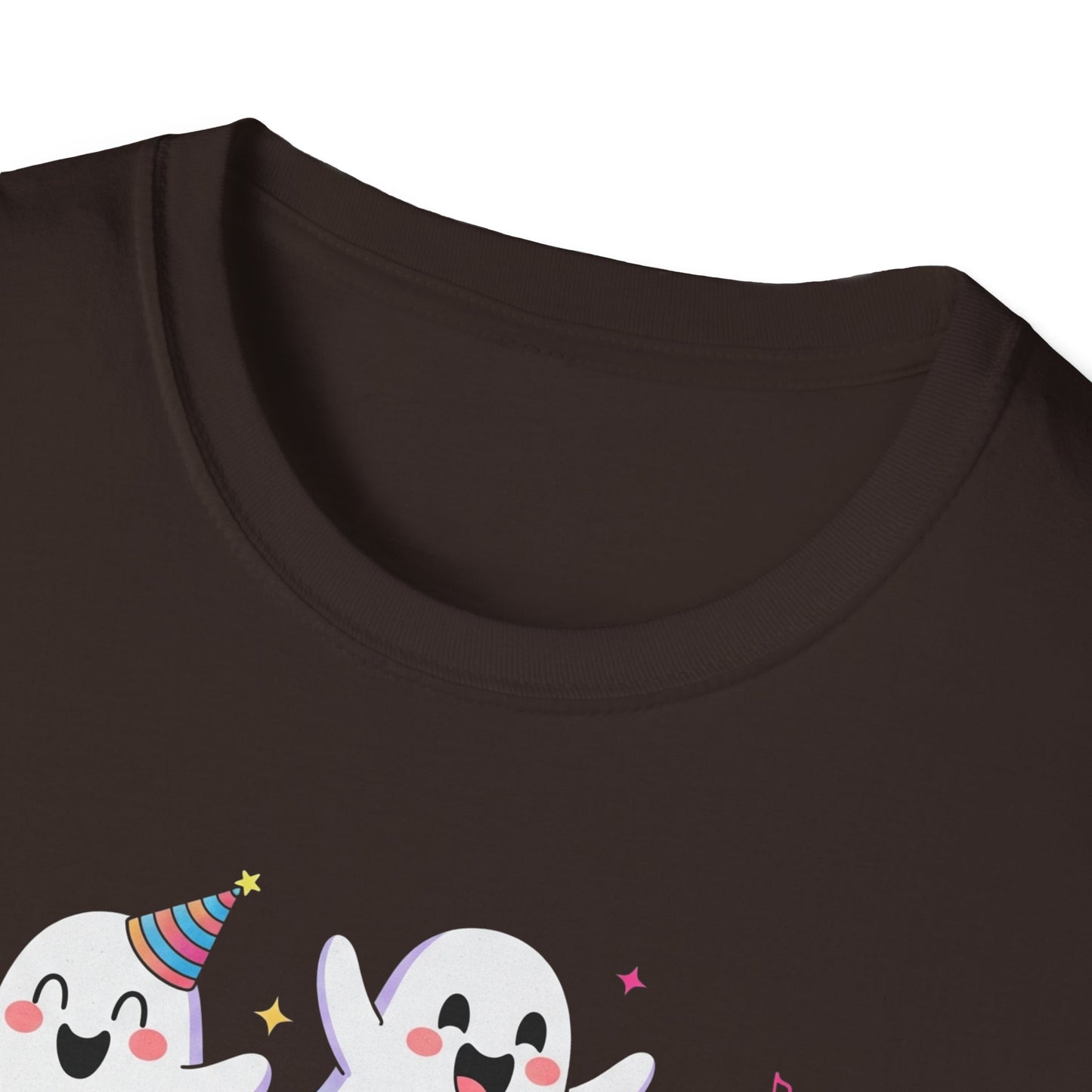 Ghoulish Fun T-Shirt, Ghost Theme Tee, Unisex Halloween Shirt, Cute Spooky Apparel, Fun Costume Idea, Party Outfit