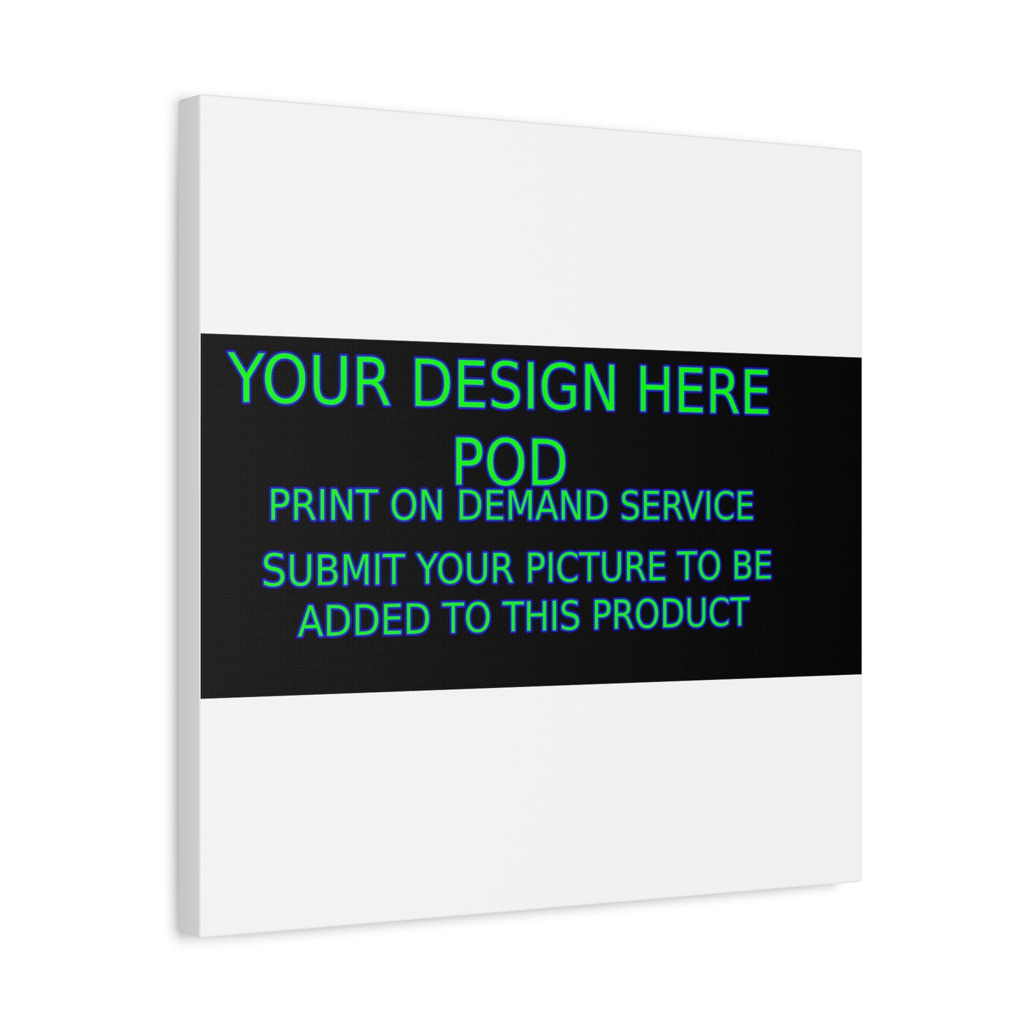 Custom Matte Canvas Print - Create Your Design