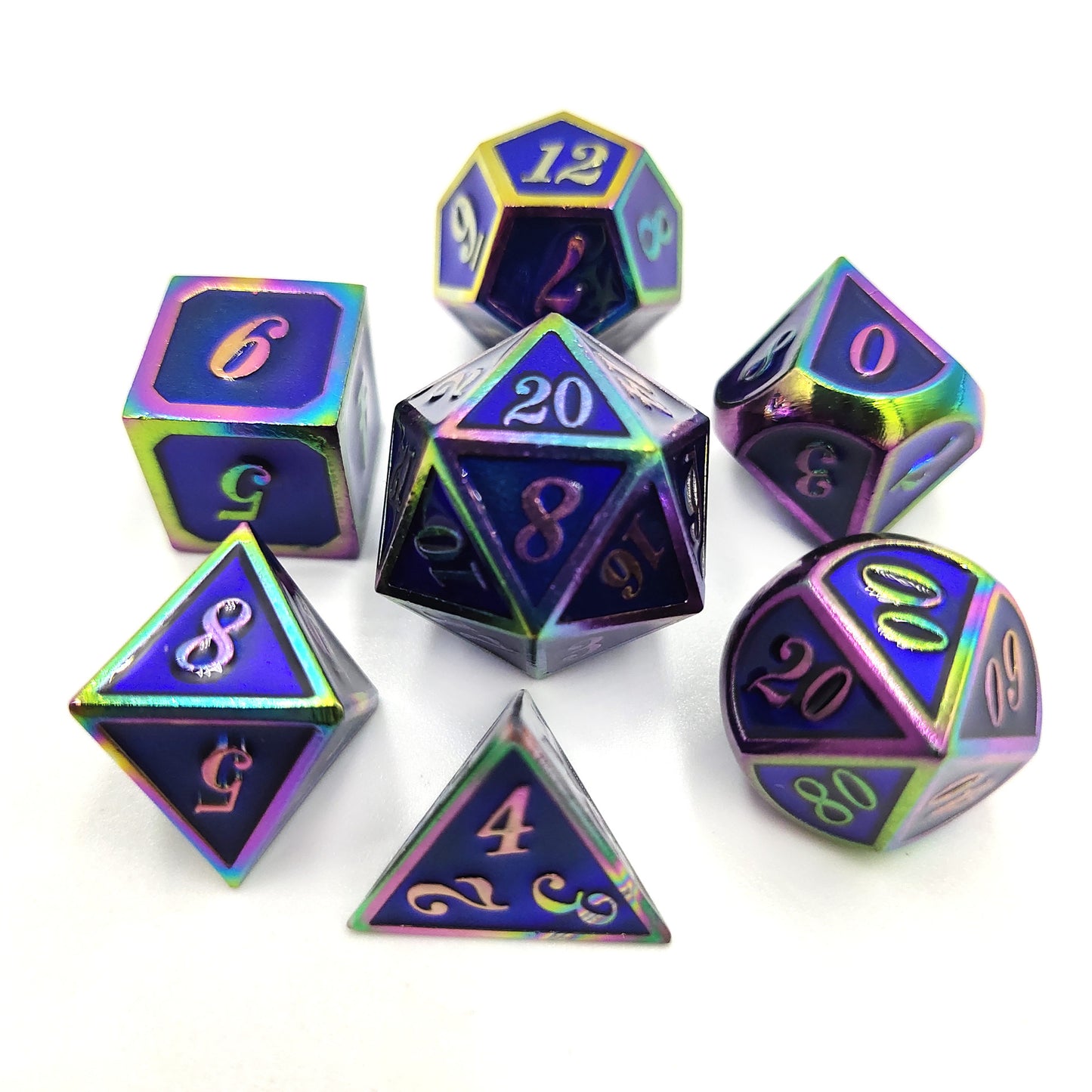 Metal game dice