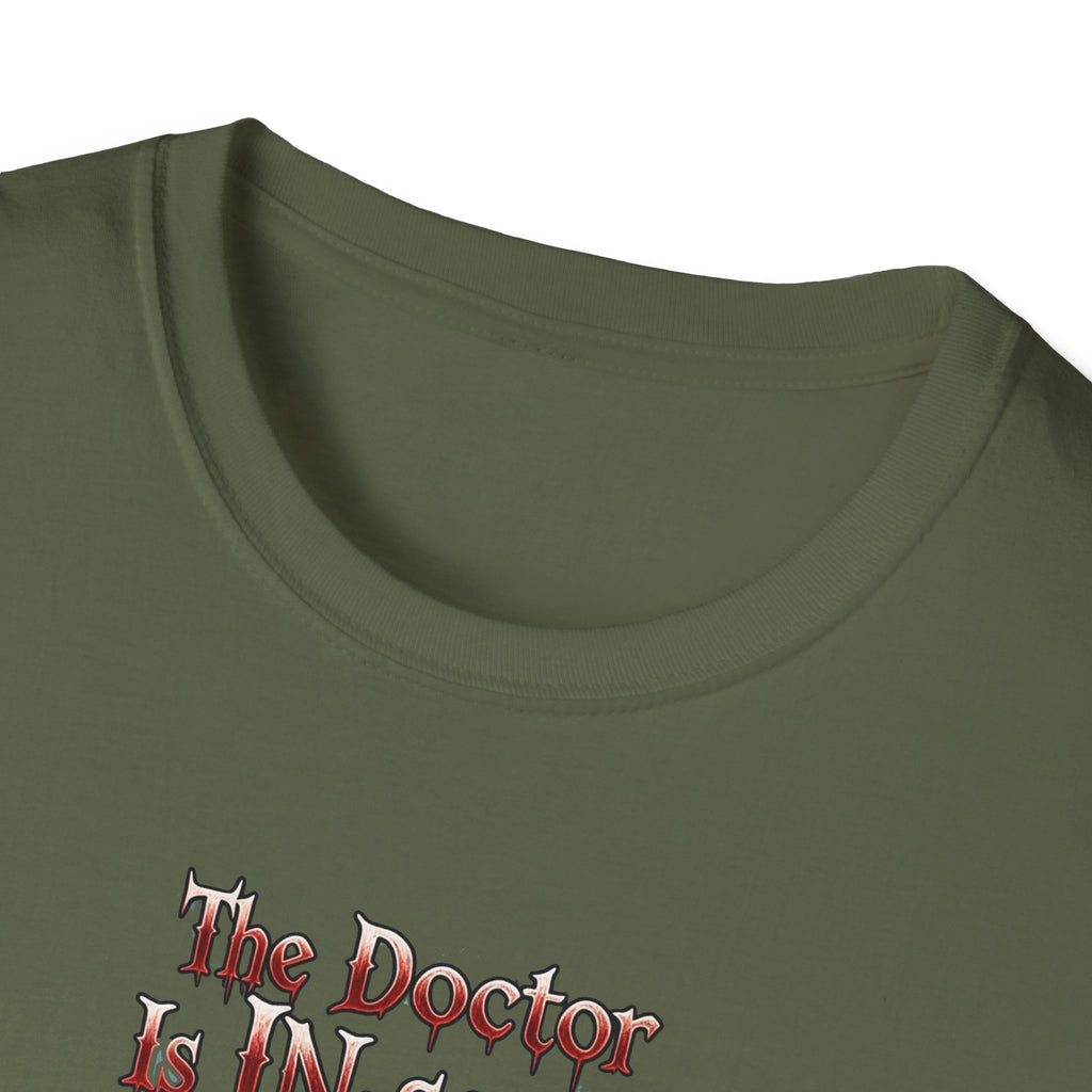 Gothic Plague In-sane Doctor T-Shirt, Unisex Softstyle Tee, Spooky Halloween Tee, Halloween Costume Shirt, Gift for Whovians, Dark Humor [...]