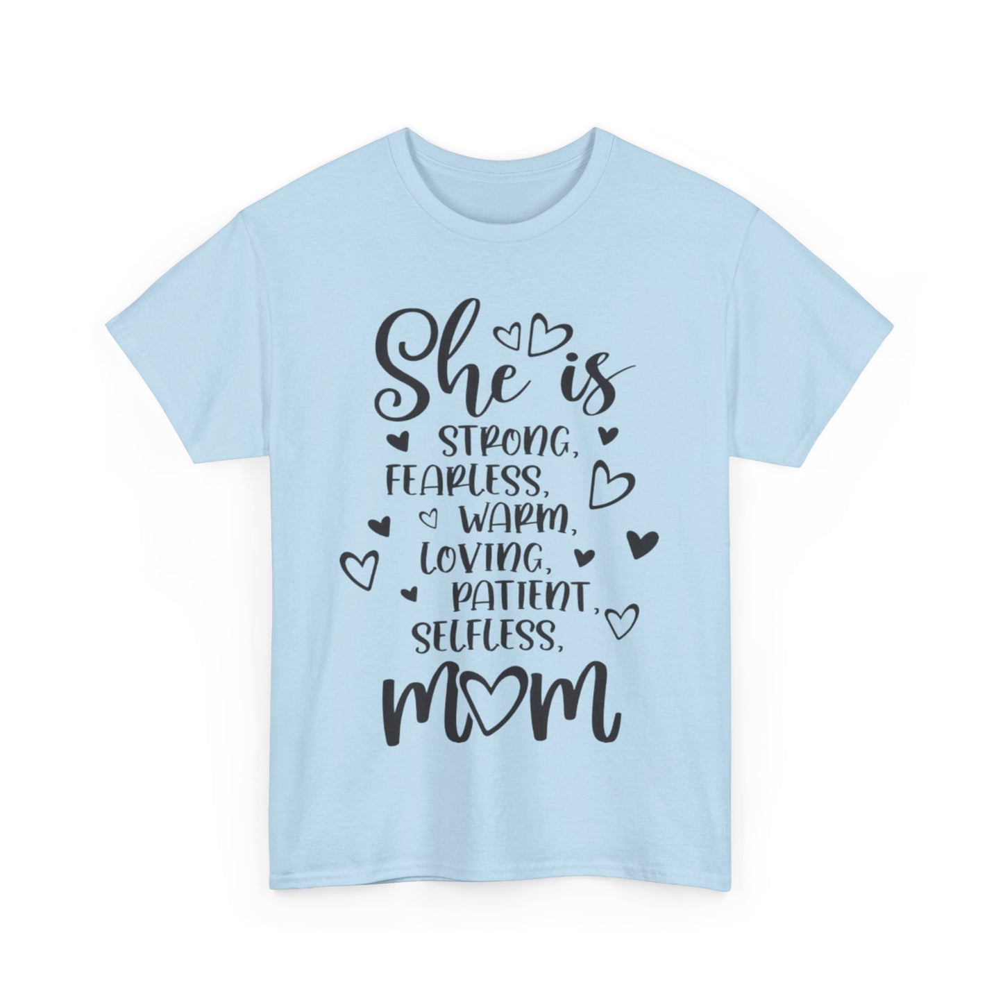 She is mom Unisex Heavy Cotton Tee