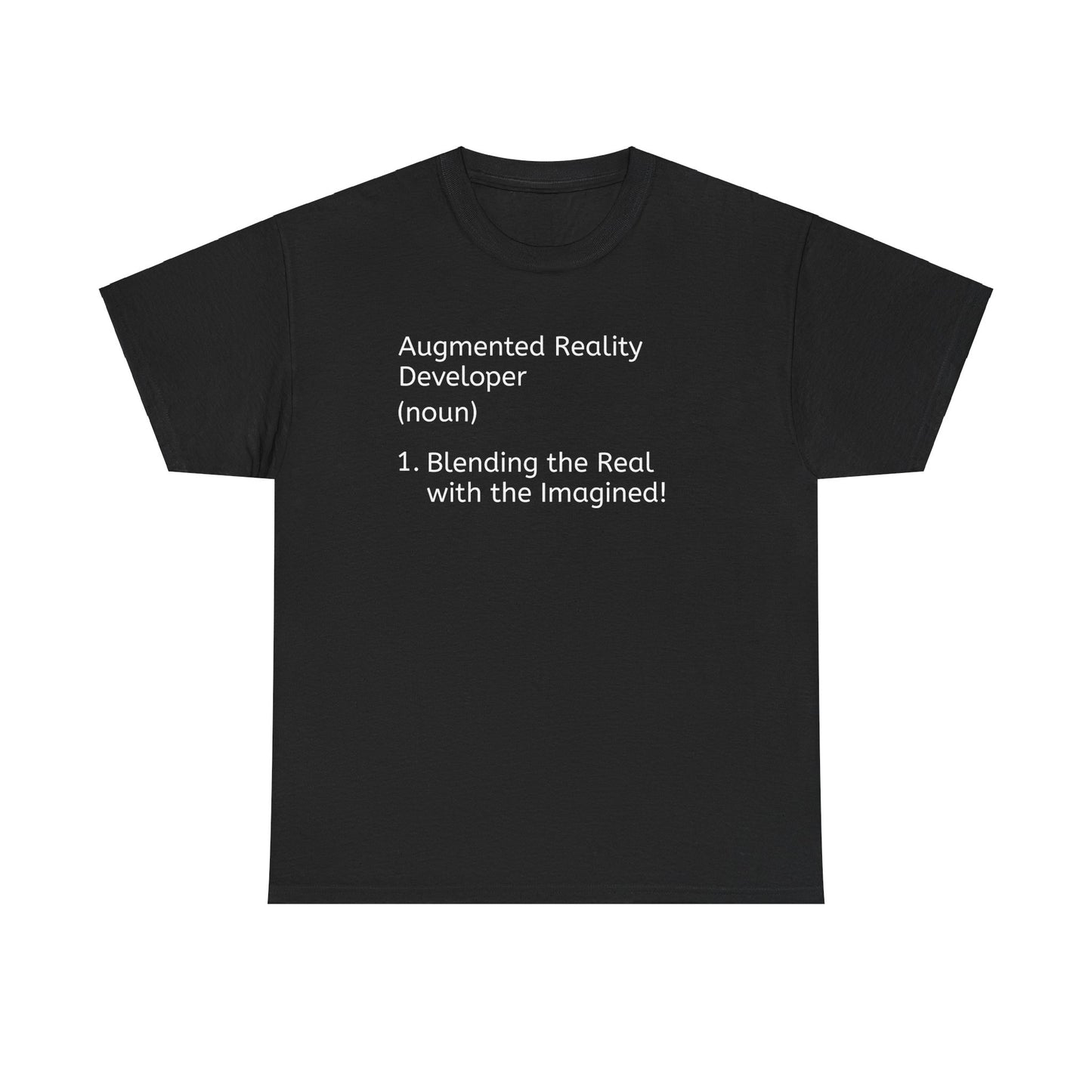 Augmented Reality Developer Unisex Heavy Cotton Tee - Fun Tech Shirt for Developers