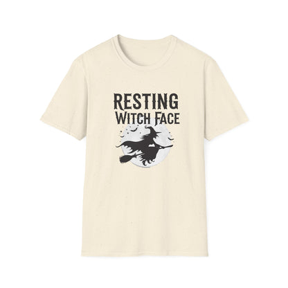 Resting Witch Face Unisex T-Shirt | Funny Halloween Tee, Gift for Witches, Witchy Apparel, Spooky Shirt, October Casual Wear