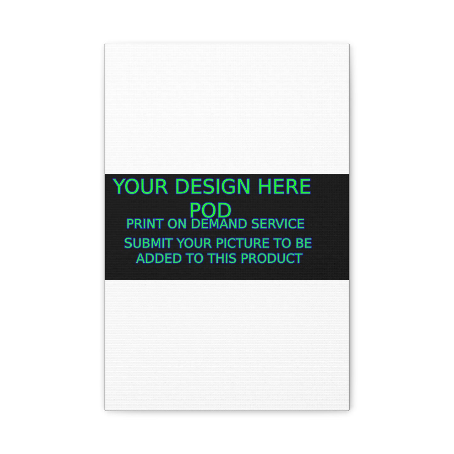 Custom Matte Canvas Print - Create Your Design